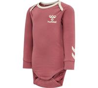 hummel Baby - Mädchen Hmlmaule Body L/S Baby and Toddler T Shirt Set, Deco Rose, 98 EU