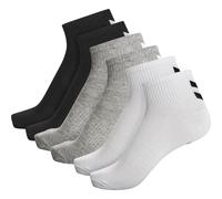 Hummel Chevron 6er-Pack Mid CUT Socken, schwarz 14