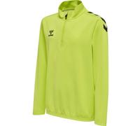 hummel, hmlCORE XK Half Zip Poly Sweat Kids, Lime Popsicle, 140