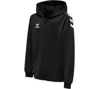 hummel hmlCORE XK Poly Zip Hood Sweat Kids, Black/Black, 128