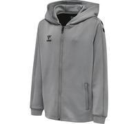 hummel Hmlcore Xk Poly Zip Hood Sweat Kids Hoody grau 116
