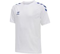 hummel Core XK Poly Trainingsshirt Kinder white/true blue 128