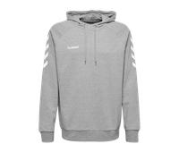hummel hmlGO Kinder Baumwoll Hoodie grey melange 152