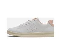 Hummel Court Line Sneaker Damen 9256 - bright white/lunar rock 39 für Damen, weiß, Größe 37 EU