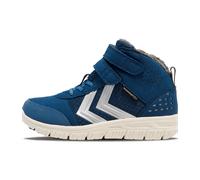 Hummel Crosslite hummelTEX Mid-Top Winter Sneaker wasserabweisend gefüttert Kinder 1009 - black iris 34 für Kinder, blau, Größe 36 EU