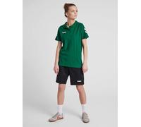 hummel Damen Hemd HMLGO Cotton Polo, Evergreen, L, 203522-6140