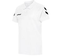 hummel Damen Hemd HMLGO Cotton Polo, Weiß, S, 203522-9001