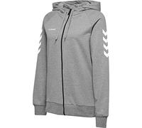 hummel Damen Hmlgo Baumwoll-kapuzenpullover mit Reissverschluss Frau Kapuzenpullover