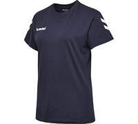 hummel GO Baumwoll T-Shirt Damen kurzarm marine XS