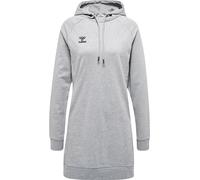 HUMMEL hmlMOVE GRID COTTON SWEATDRESS grey melange XL
