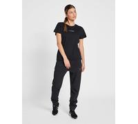 hummel Damen Hmloffgrid Tee S/S Wo T Shirt, Jet Black/Forged Iron, XS EU