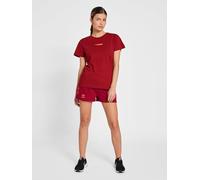 hummel Damen Hmloffgrid Tee S/S Wo T Shirt, Rhubarb/Nasturtium, XL EU