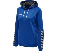 hummel Damen Hoodie Hmlauthentic Poly Hoodie Woman, True Blue, S, 204932-7045-S