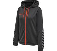 "hummel Authentic Poly Zip Hoodie Woman Kapuzenjacke grau"