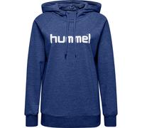 hummel GO Baumwoll Logo Hoodie Damen true blue XS