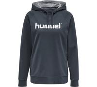 hummel GO Baumwoll Logo Hoodie Damen india ink XS