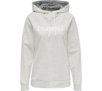 hummel GO Baumwoll Logo Hoodie Damen egret melange S