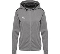 HUMMEL Damen Kapuzensweat hmlAUTHENTIC PL ZIP HOODIE WOMAN (219981) S GREY MELANGE