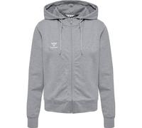 HUMMEL Damen Kapuzensweat hmlGO 2.0 ZIP HOODIE WOMAN (224839) L GREY MELANGE