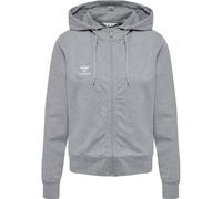 HUMMEL Damen Kapuzensweat hmlGO 2.0 ZIP HOODIE WOMAN (224839) XL GREY MELANGE