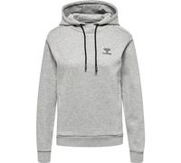 HUMMEL Damen Kapuzensweat hmlOFFGRID HOODIE WO (216323) S GREY MELANGE/FORGED IRON