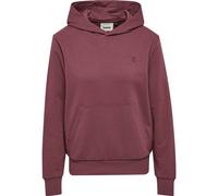 Kapuzensweatshirt HUMMEL "HMLPULSE W SWEAT HOODIE", Damen, Gr. XL (42), nocturne, Obermaterial: 70% Baumwolle, 21% Polyester, 9% Viskose, normal normal, Sweatshirts, normale Passform, mit Kapuze, mit