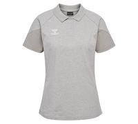 Hummel Damen Poloshirt hmlTRAVEL Polo Shirt 220440-2010 S Light Grey Melange