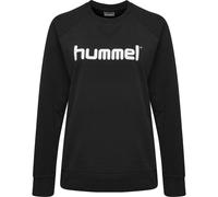 hummel Damen Pullover Go Cotton Logo Sweatshirt Woman 203519 Black XS