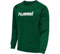 hummel Damen Pullover Go Cotton Logo Sweatshirt Woman 203519 Evergreen XS