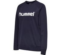hummel GO Baumwoll Logo Sweatshirt Damen marine M