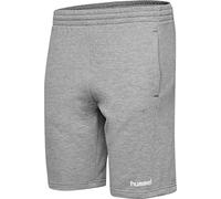 Hummel Damen Shorts HMLGO COTTON BERMUDA WOMAN, Grau Melange, 2XL, 203532-2006