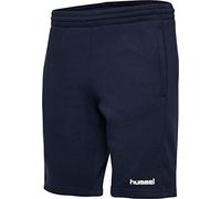 Hummel Damen Shorts HMLGO COTTON BERMUDA WOMAN, Marine, L, 203532-7026