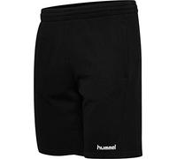 Hummel Damen Shorts HMLGO COTTON BERMUDA WOMAN, Schwarz, S, 203532-2001
