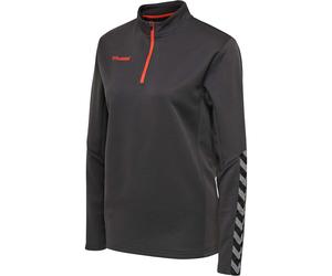 Hummel Damen Sweatshirt Authenic Half Zip 204929-1525 XL Asphalt