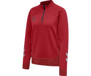 Hummel Damen Sweatshirt Lead Half Zip 207424-3062 M True Red