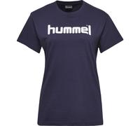 Hummel Go Cotton Logo Shirt Women Marineblau S
