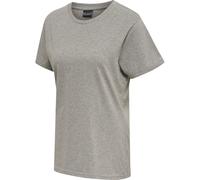 Hummel T-Shirt hmlRED Basic Kurzarm Damen Grau Melange XL