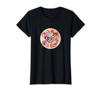 Hummel, Elke-Design, Hummel gezeichnet Insekt Preisgünstiges Grafik-T-Shirt, Damen, Schwarz, L