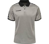HUMMEL Fußball - Teamsport Textil - Poloshirts Authentic Functional Poloshirt (205382) S GREY MELANGE