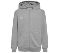 hummel GO 2.0 Kapuzenjacke Kids grau, 12 (152) Kinder