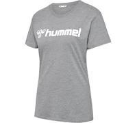 hummel Hmlgo 2.0 Logo T-Shirt S/S Damen - grey melange - XL