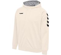 hummel GO Baumwoll Kapuzenjacke Kinder egret melange 116
