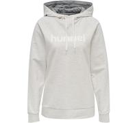hummel GO Baumwoll Logo Hoodie Damen egret melange XS