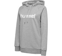 hummel GO Baumwoll Logo Hoodie Damen grey melange XS