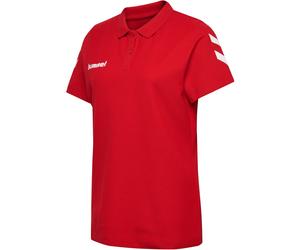 hummel GO Baumwoll Poloshirt Damen true red XXL