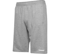 hummel GO Baumwoll Sweatshorts Kinder grey melange 140