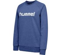 hummel GO Baumwoll Logo Sweatshirt Damen true blue S