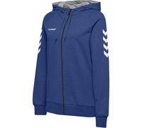 Hummel Cotton Kapuzenjacke Damen Blau F7045 - 204232 S