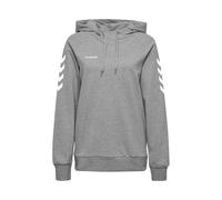 hummel GO Baumwoll Hoodie Damen grey melange M