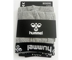 Hummel Herren Boxershorts 2-Pack grey melange 2XL